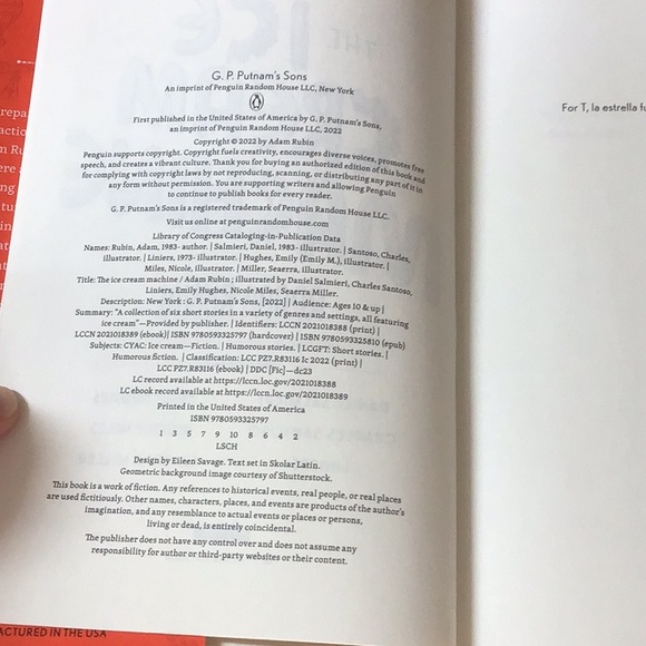 🎁5/10.00🎁 The Ice Cream Machine, hardcover, like new - Picture 6 of 8